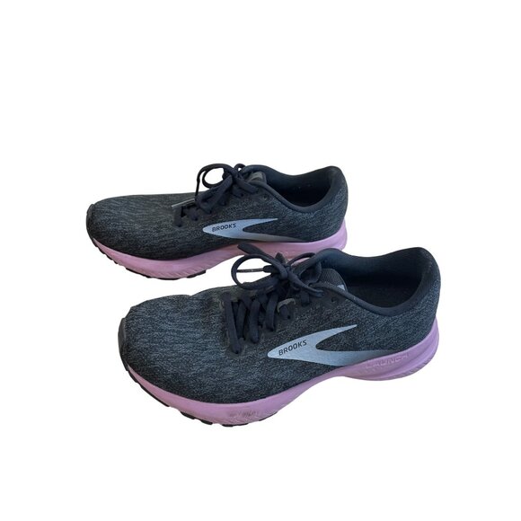 Brooks Launch 7 Womens black ebony running Shoes Sneakers size 8 SKU 8542 - Picture 3 of 13